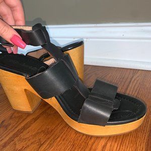 MADEWELL ankle strap heel